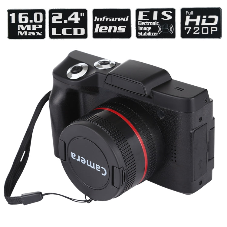 1.3 Mega Pixel Interpolation Flip Screen Interchangeable Lens Digital Camera, 2.4 inch LCD, Full HD 720P Recording, Infrared Lens, EIS, Black, White 1.3 Mega Pixel Interpolation Flip Screen Interchangeable Lens Digital Camera, 2.4 inch LCD, Full HD 720P Recording, Infrared Lens, EIS, Black, White